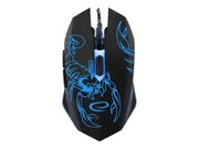 Esperanza MX203 SCORPIO - mouse - USB - blue - Maus (Blau)
