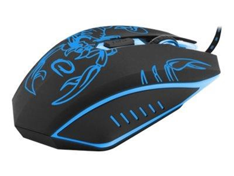 Esperanza MX203 SCORPIO - mouse - USB - blue - Maus (Blau)