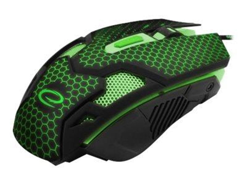 Esperanza MX207 COBRA - mouse - USB - green - Maus (Grün)