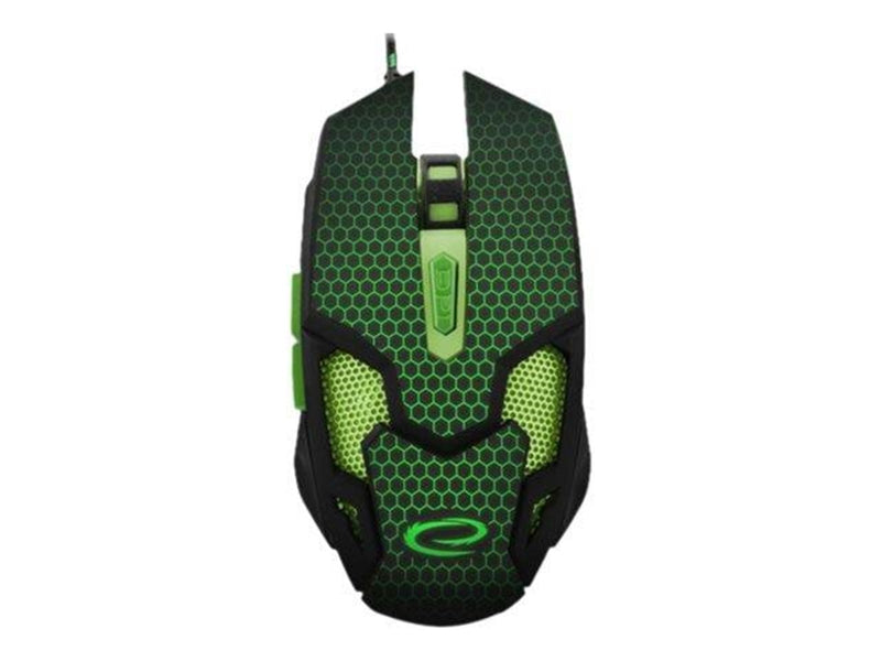 Esperanza MX207 COBRA - mouse - USB - green - Maus (Grün)