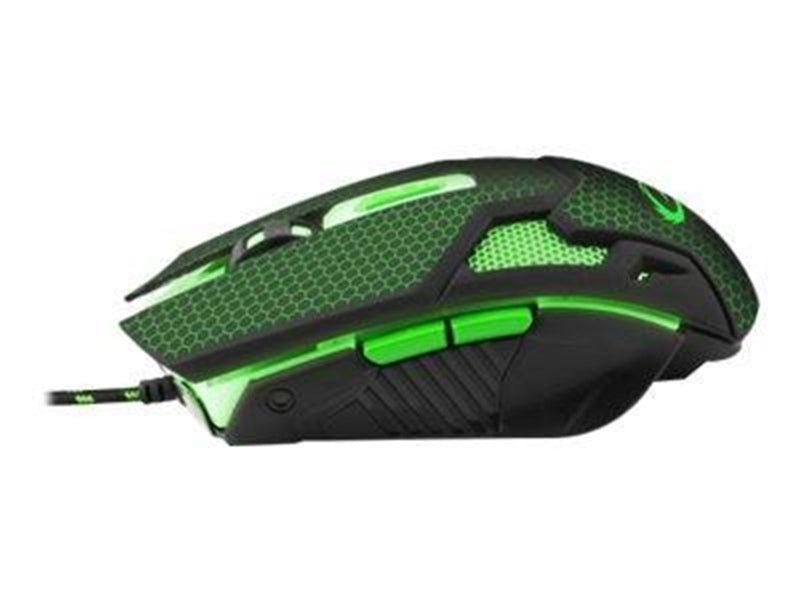 Esperanza MX207 COBRA - mouse - USB - green - Maus (Grün)