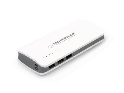 Esperanza POWER BANK RADIUM 8000MAH WHITE/GRAY - 8000 mAh