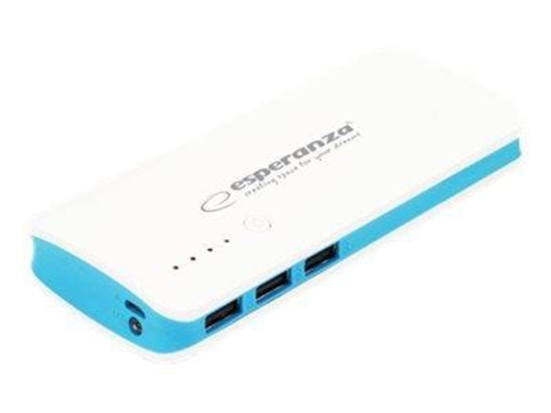 Esperanza POWER BANK RADIUM 8000MAH WHITE/GRAY - 8000 mAh