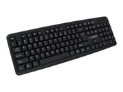 Esperanza STANDARD WIRED KEYBOARD USB AMARILLO - Tastatur - Schwarz