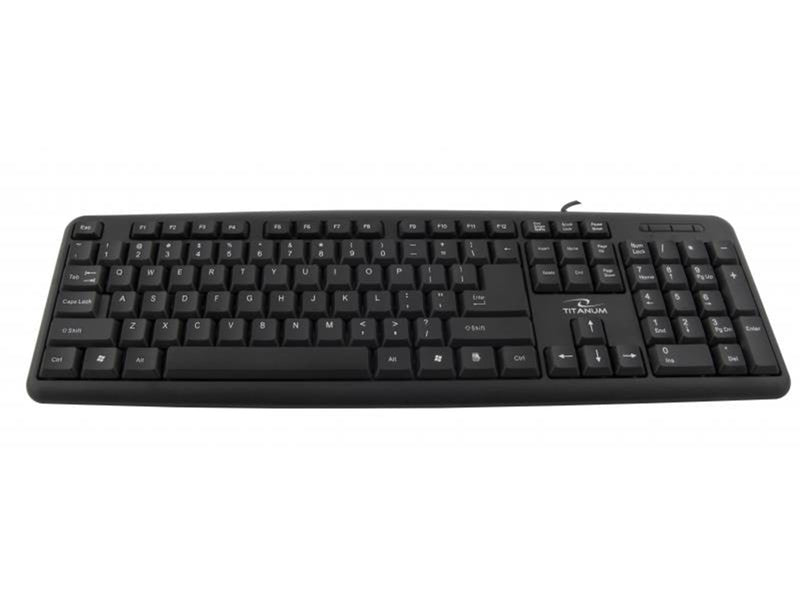 Esperanza TITANUM STANDARD USB KEYBOARD - Tastatur - Schwarz