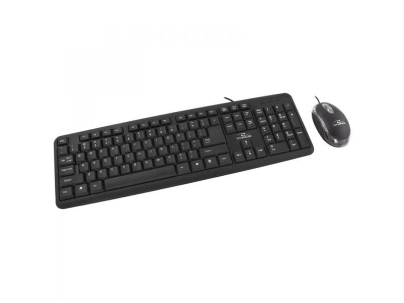 Esperanza TITANUM USB WIRED KIT SALEM - Tastatur & Maus Set - Schwarz