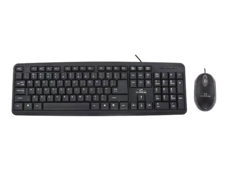 Esperanza TITANUM USB WIRED KIT SALEM - Tastatur & Maus Set - Schwarz