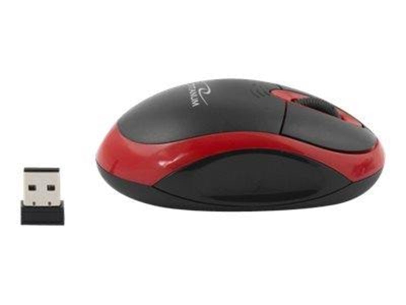 Esperanza Titanum Wireless Optical Mouse 2.4GHz 3D USb Vulture Red - Maus (Rot)