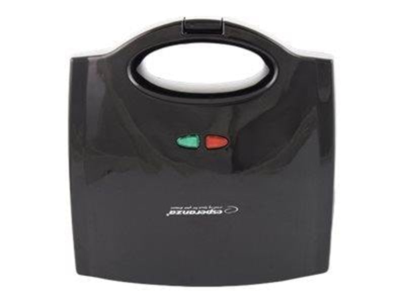 Esperanza Toaster SANDWICH MAKER WITH INTERCHANGEABLE PLATES PORTABELLA 700W BLACK