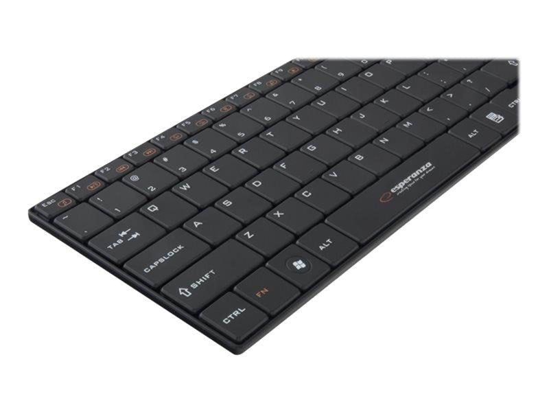 Esperanza WIRELESS SET 2.4GHZ USB LIBERTY BLACK - Tastatur & Maus Set - Schwarz