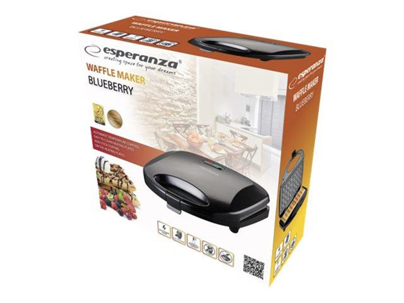 Esperanza Waffeleisen BLUEBERRY - waffle maker
