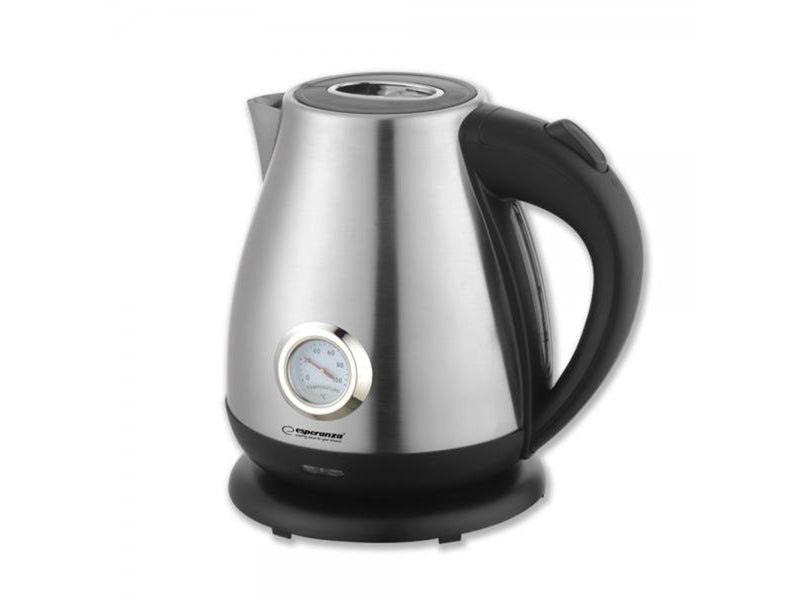 Esperanza Wasserkocher ELECTRIC KETTLE WITH THERMOMETER THAMES 1.7 L INOX - Aluminium - 2200 W