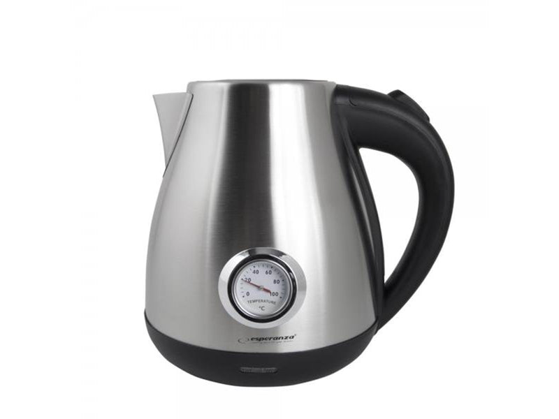 Esperanza Wasserkocher ELECTRIC KETTLE WITH THERMOMETER THAMES 1.7 L INOX - Aluminium - 2200 W