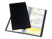 Esselte Business card book - for 60 x 95 mm - capacity: 128 cards - black