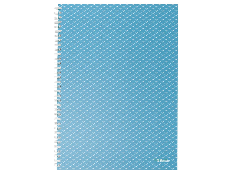 Esselte  Colour'Breeze A4 Collegeblock kariert, Spiralbindung Blau