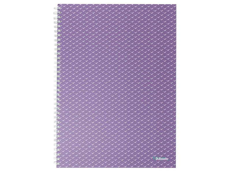 Esselte  Colour'Breeze A4 Collegeblock liniert, Spiralbindung Lavendel