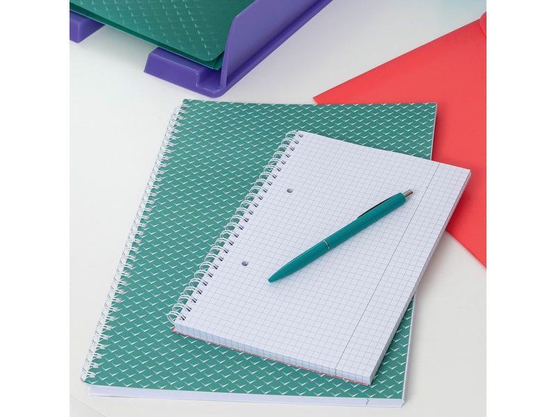Esselte  Colour'Breeze A4 Collegeblock liniert, Spiralbindung Lavendel