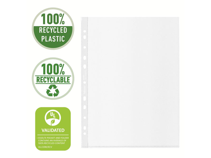Esselte Premium Prospekthülle 100% recycelt A4