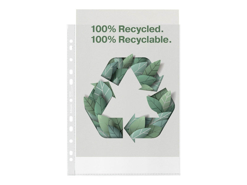 Esselte Prospekthülle 100% recycelt A4
