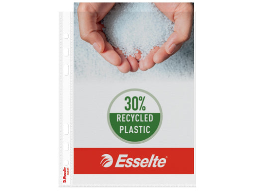 Esselte Qualitäts-Prospekthülle A5, 30% Pre-Consumer-Recycling-Kunststoff