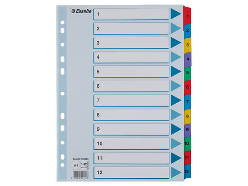 Esselte Register Zahlen, Karton