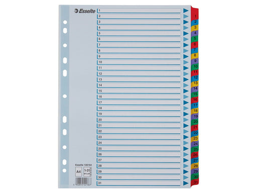 Esselte Register Zahlen, Karton