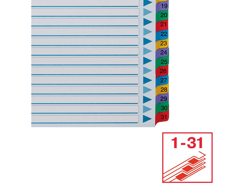 Esselte Register Zahlen, Karton