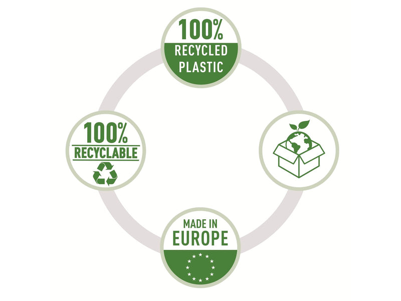 Esselte Sichthülle 100% recycelt A4