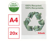 Esselte Sichthülle 100% recycelt A4