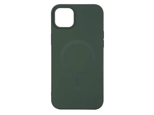 Essentials iPhone 14 Plus Silicone Mag Back Cover - Green