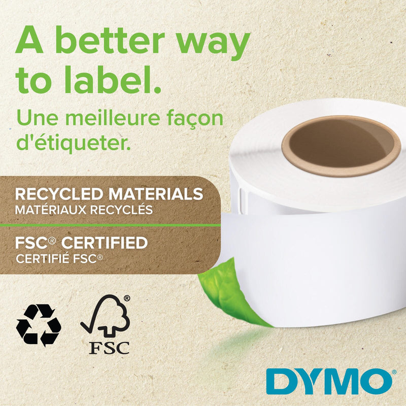 DYMO® Original Etikett für LabelWriter™, Hängeablage - weiss - permanent haftend, 1 x 220 Etiketten