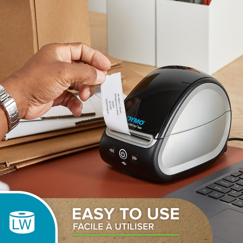 DYMO® Original Etikett für LabelWriter™, Vorteilspack, Versand - weiss - permanent haftend, 12 x 220 Etiketten