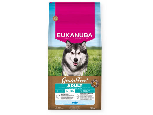Eukanuba Grain Free Adult Large Breed Ocean Fish 12 kg