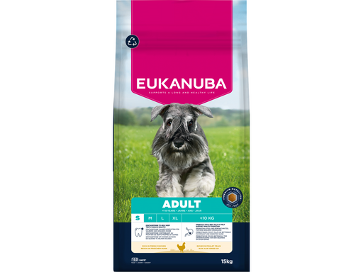 Eukanuba Premium Nutrition Adult Small Breed Chicken - dry dog food - 15kg
