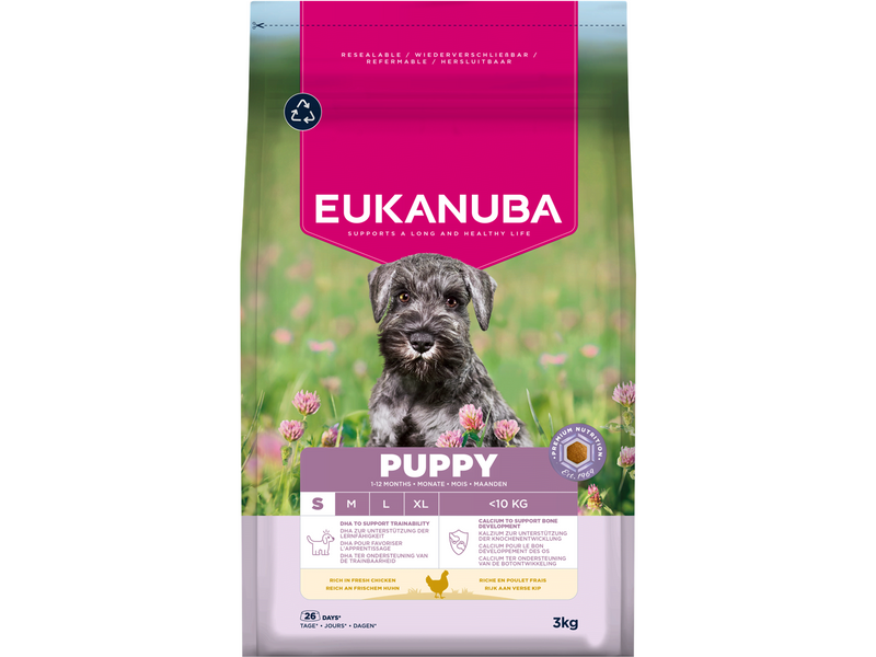 Eukanuba Puppy Small Breed Frisches Huhn 3kg