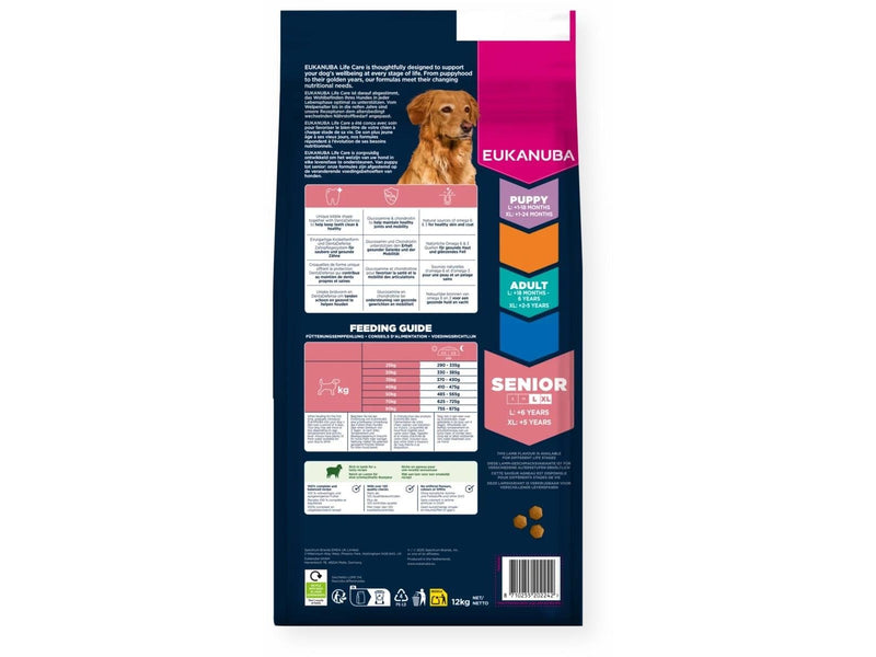 Eukanuba Senior Large Breed Lamb & Rice 12kg