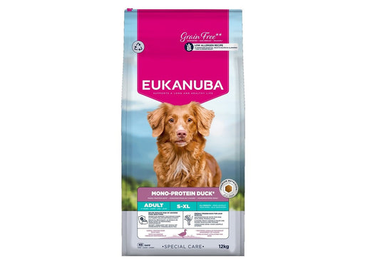 Eukanuba Special Care Mono Adult Duck – dry dog food – 12kg
