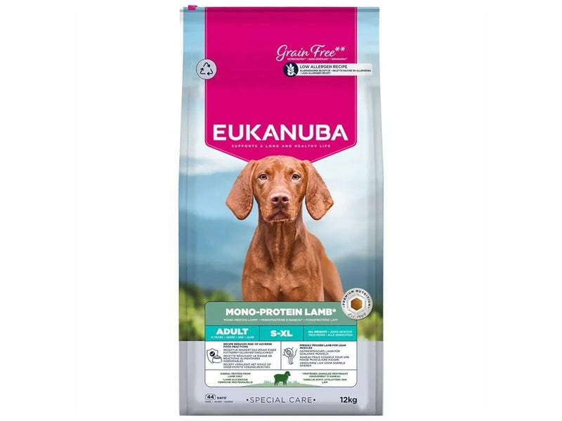 Eukanuba Special Care Mono-Protein Adult Lamb Mono - dry dog food - 12kg