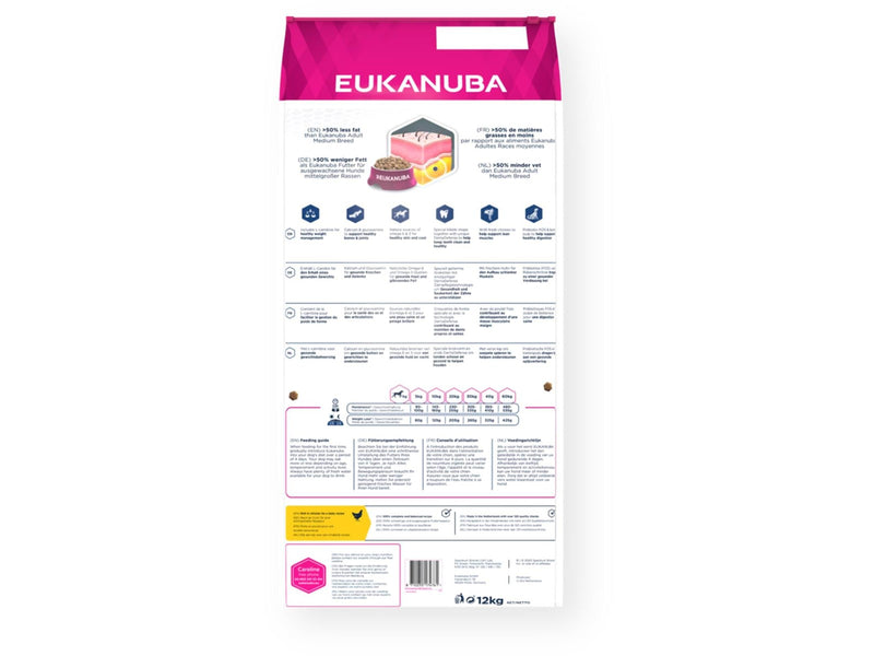 Eukanuba Special Care Overweight Adult All Breed – dry dog food – 12kg