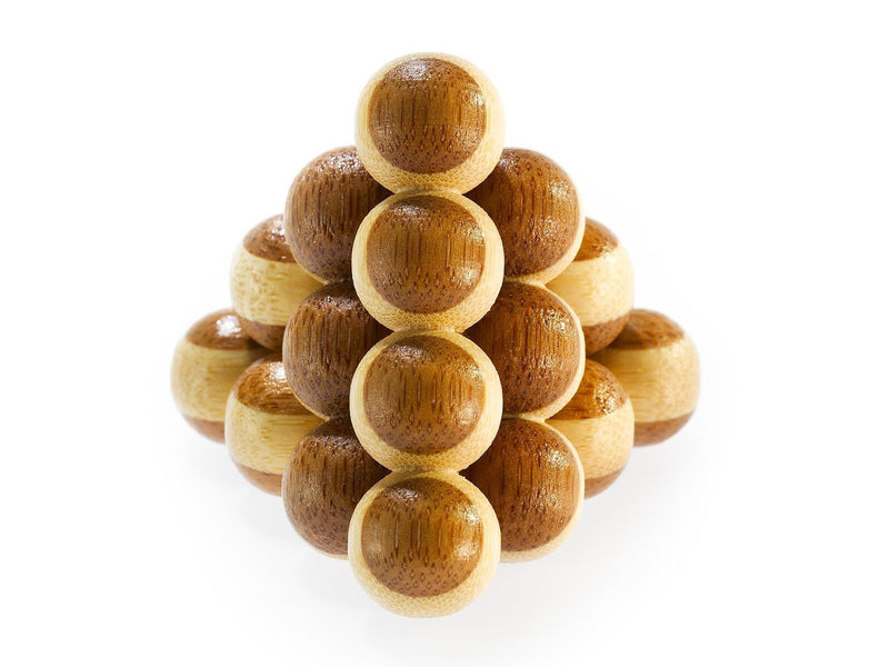 Eureka 3D Bamboo Brain Puzzle Cannon Balls 3D Puzzle