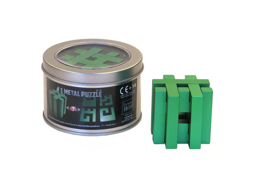Eureka - Brain Puzzle Metal in Tin - Hashtag