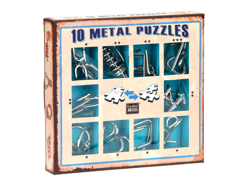 Eureka Brain puzzle set Blue 10 pcs.