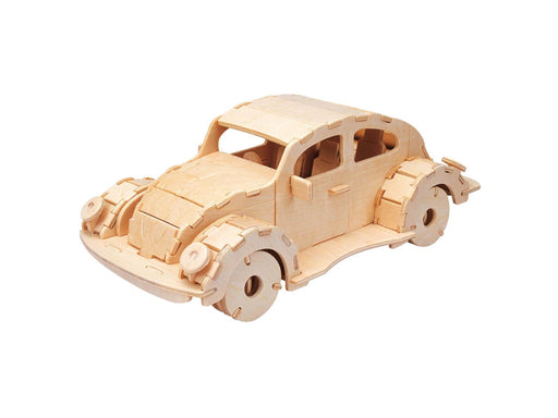 Eureka Gepetto's Workshop Wooden Construction Kit 3D - Car