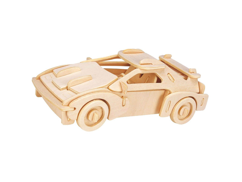 Eureka Gepetto's Workshop Wooden Construction Kit 3D - Racecar