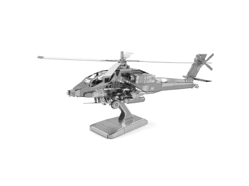 Eureka Metal Earth AH-64 Apache Silver Edition