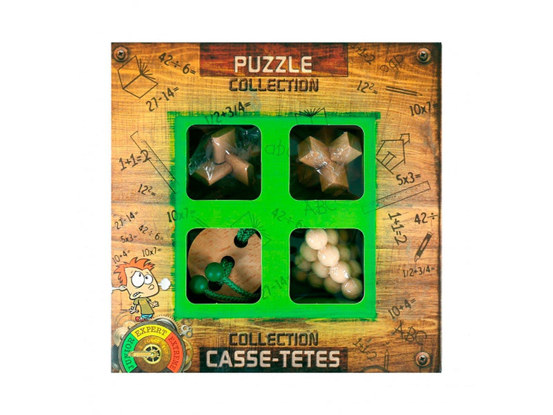Eureka Wooden Brain Puzzles Junior 4 pcs.