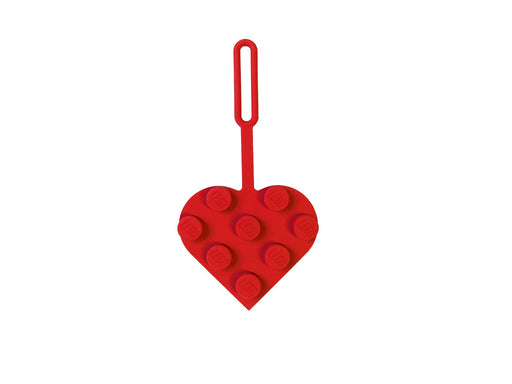 Euromic LEGO® Bag Tag/Luggage tag Brick Heart Red