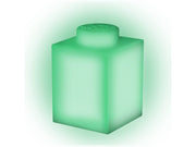 Euromic LEGO Classic Silicone Brick 1000% night light with LEDlite- GREEN