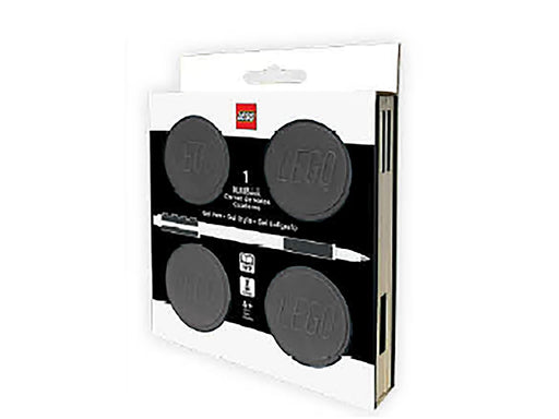 Euromic LEGO® Locking Notebook w/Gel Pen (box) 192p BLACK