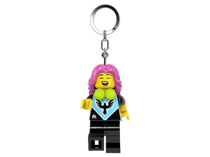 Euromic LEGO® Minifigures™ Keychain Light Gamer Girl